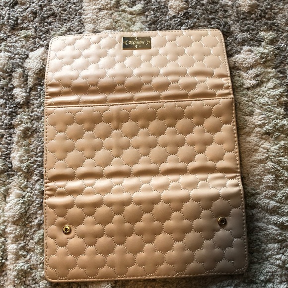 Nanette Lepore quilted clutch, light beige - Picture 5 of 8